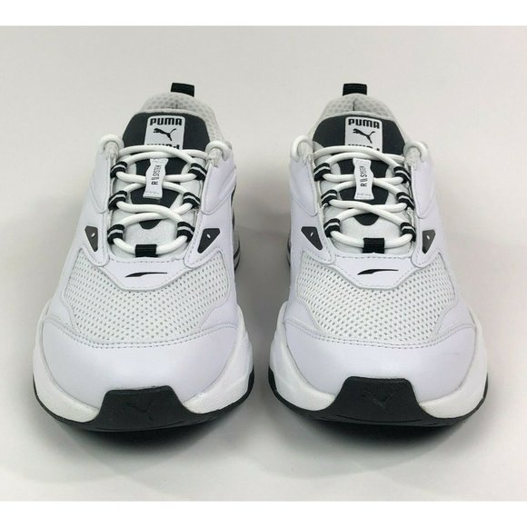 Puma RS-Fast Shoes Sneakers White Black Low Top Athletic Casual 380562-03 - Picture 4 of 9